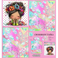 PANEL NA CROSSBODY TAŠTIČKU S KLÍČENKOU  / 511d-138