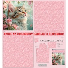 PANEL NA CROSSBODY TAŠTIČKU S KLÍČENKOU  / 511d-13