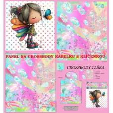 PANEL NA CROSSBODY TAŠTIČKU S KLÍČENKOU  / 511d-140