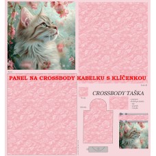 PANEL NA CROSSBODY TAŠTIČKU S KLÍČENKOU  / 511d-15