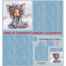 PANEL NA CROSSBODY TAŠTIČKU S KLÍČENKOU  / 511d-160