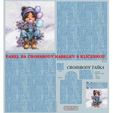 PANEL NA CROSSBODY TAŠTIČKU S KLÍČENKOU  / 511d-166