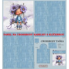 PANEL NA CROSSBODY TAŠTIČKU S KLÍČENKOU  / 511d-167