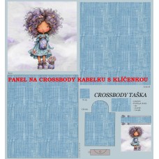 PANEL NA CROSSBODY TAŠTIČKU S KLÍČENKOU  / 511d-168
