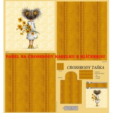PANEL NA CROSSBODY TAŠTIČKU S KLÍČENKOU  / 511d-173