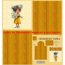 PANEL NA CROSSBODY TAŠTIČKU S KLÍČENKOU  / 511d-174
