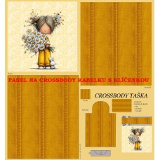 PANEL NA CROSSBODY TAŠTIČKU S KLÍČENKOU  / 511d-175