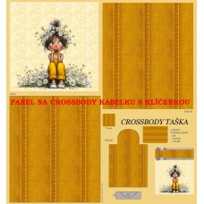 PANEL NA CROSSBODY TAŠTIČKU S KLÍČENKOU  / 511d-176