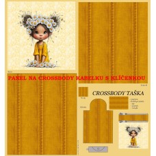 PANEL NA CROSSBODY TAŠTIČKU S KLÍČENKOU  / 511d-178