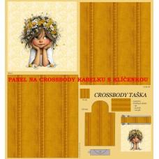 PANEL NA CROSSBODY TAŠTIČKU S KLÍČENKOU  / 511d-180