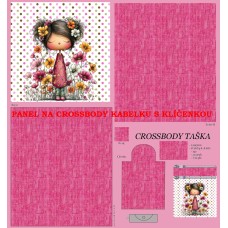 PANEL NA CROSSBODY TAŠTIČKU S KLÍČENKOU  / 511d-186