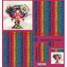 PANEL NA CROSSBODY TAŠTIČKU S KLÍČENKOU  / 511d-192