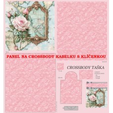 PANEL NA CROSSBODY TAŠTIČKU S KLÍČENKOU  / 511d-20