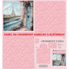 PANEL NA CROSSBODY TAŠTIČKU S KLÍČENKOU  / 511d-22