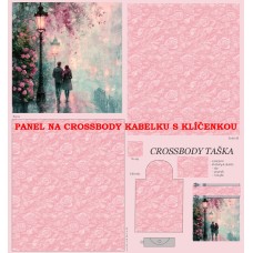 PANEL NA CROSSBODY TAŠTIČKU S KLÍČENKOU  / 511d-8