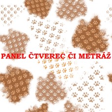 Látkový panel  či metráž Í 520-203