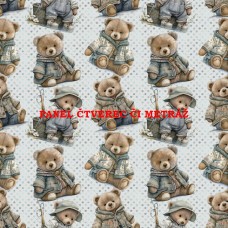 Látkový panel  či metráž Í 520-77