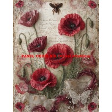 Látkový panel kolekce VLČÍ MÁKY 531-270