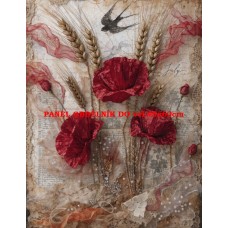 Látkový panel kolekce VLČÍ MÁKY 531-271