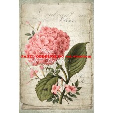 Látkový panel kolekce RŮŽOVÉ KVĚTINY  531-328