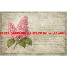 Látkový panel kolekce RŮŽOVÉ KVĚTINY  531-336