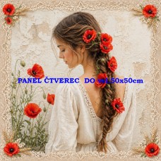 Látkový panel kolekce ŽENY, DÍVKY 535-180