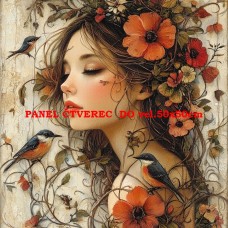 Látkový panel kolekce ŽENY, DÍVKY 535-42