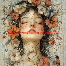 Látkový panel kolekce ŽENY, DÍVKY 535-45