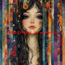 Látkový panel kolekce ŽENY, DÍVKY 535-52