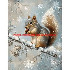 Látkový panel kolekce KOUZELNÁ ZIMA  537-41