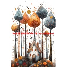 Látkový panel kolekce HALLOWEEN , PODZIM 546-110