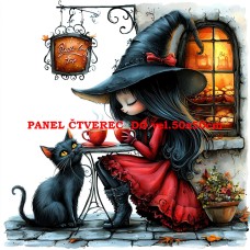 Látkový panel kolekce HALLOWEEN , PODZIM   546-21