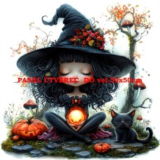 Látkový panel kolekce HALLOWEEN , PODZIM   546-25