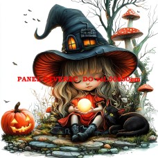 Látkový panel kolekce HALLOWEEN , PODZIM   546-37