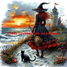 Látkový panel kolekce HALLOWEEN , PODZIM   546-44