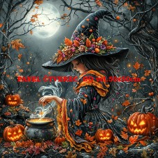 Látkový panel kolekce HALLOWEEN , PODZIM   546-57