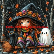 Látkový panel kolekce HALLOWEEN , PODZIM   546-58