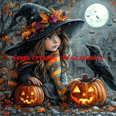 Látkový panel kolekce HALLOWEEN , PODZIM   546-62