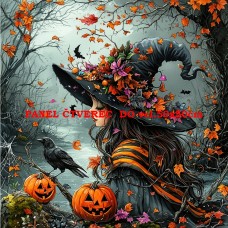 Látkový panel kolekce HALLOWEEN , PODZIM   546-65