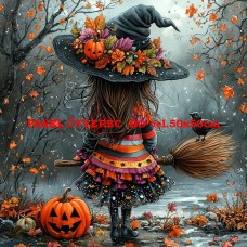 Látkový panel kolekce HALLOWEEN , PODZIM   546-66
