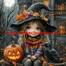 Látkový panel kolekce HALLOWEEN , PODZIM   546-72