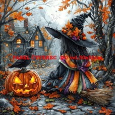 Látkový panel kolekce HALLOWEEN , PODZIM   546-76