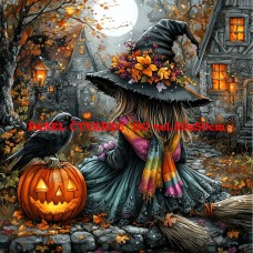Látkový panel kolekce HALLOWEEN , PODZIM   546-77