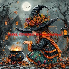 Látkový panel kolekce HALLOWEEN , PODZIM   546-78