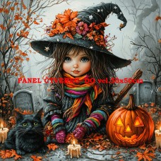 Látkový panel kolekce HALLOWEEN , PODZIM   546-79