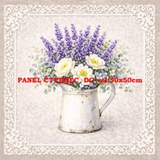 Látkový panel kolekce KVĚTINY 595-21