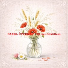 Látkový panel kolekce KVĚTINY 595-31