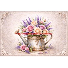 Látkový panel kolekce KVĚTINY 595-59