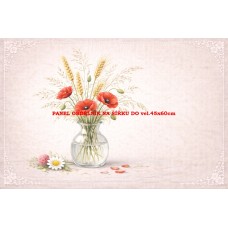 Látkový panel kolekce KVĚTINY 595-64