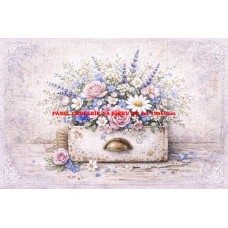 Látkový panel kolekce KVĚTINY 595-67